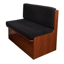 KRFOONN RV Dinette Cushion Covers Stretch Camper Cushions Cover, Black