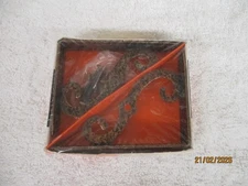 1 Pair Vintage Mckinney Forged Iron Ornamental Brackets copper 4x3 New In box