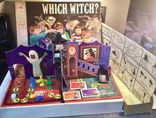 Vintage 1970 WHICH WITCH? Board Game - Milton Bradley RARE INCOMPLETE PLZ Read