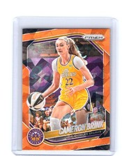 2025 Panini Prizm WNBA Cameron Brink #87 Orange Ice