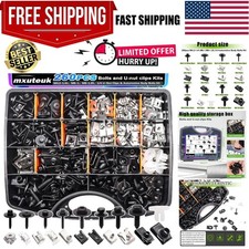 Complete 260PCS U-Nut Clips & Body Bolts Kit for All Car Models | Universal Fit