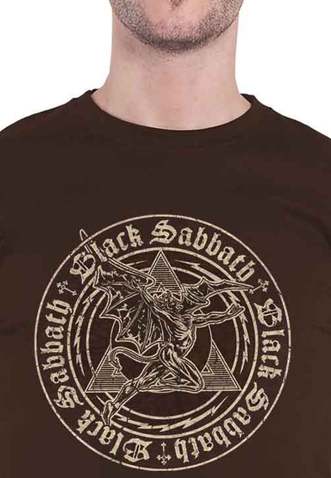 Maglietta Black Sabbath Unisex - Logo Piramide Henry, Ufficiale, Nuova - 3