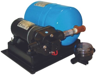 Flojet 02840100A Hoch Volume Wasser Druck W Tank 4.5Gpm 12V 40PSI Boot Rv Camp