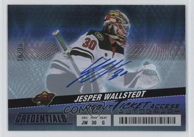 2025-26 Credentials 2024-25 Base Update Horizontal /99 Jesper Wallstedt Auto q2c