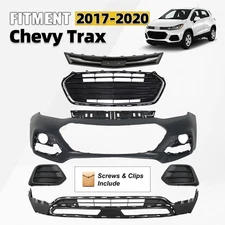Front Bumper Cover Assembly Grille For 2017-2020 Chevrolet Trax w/o Fog Lamps