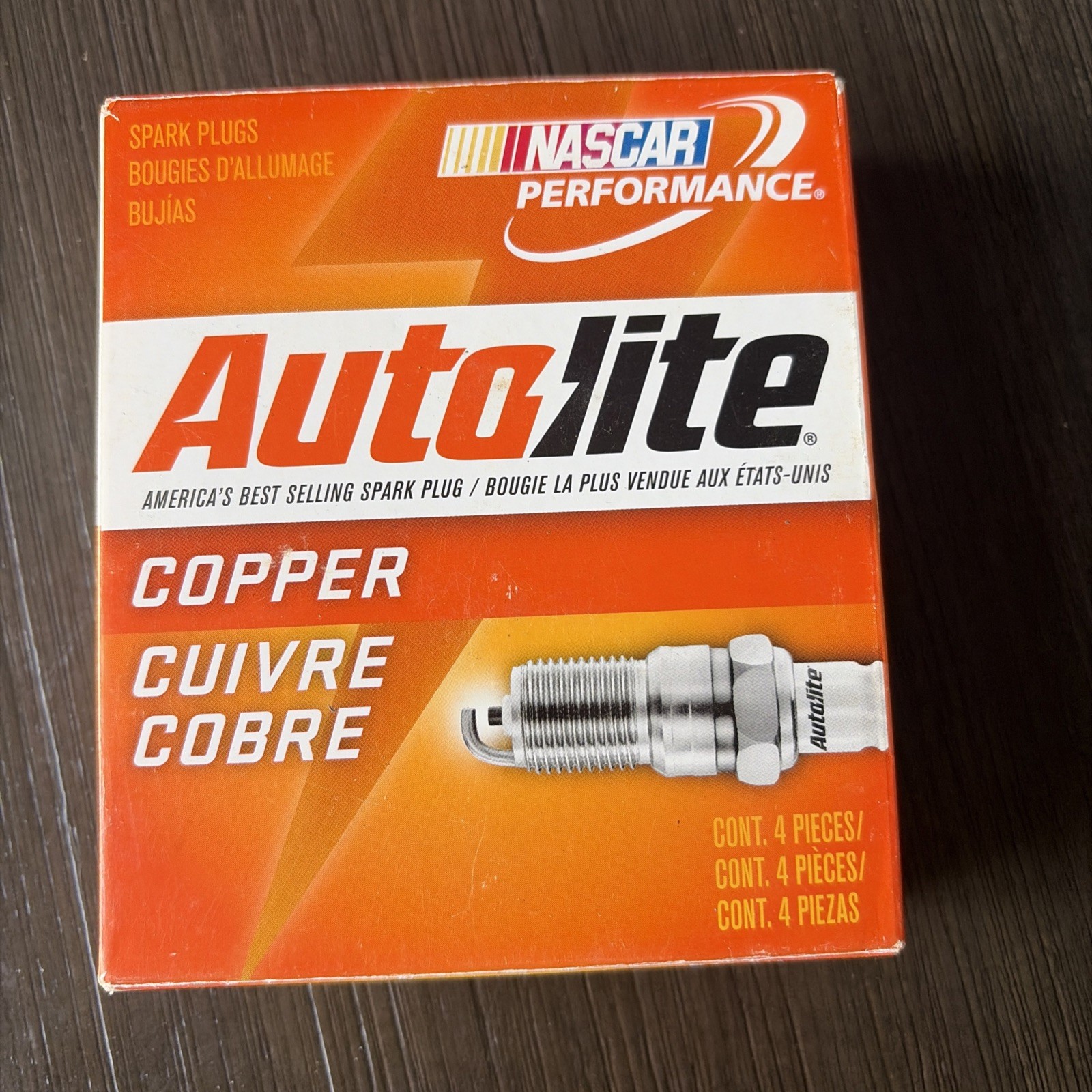 New  .Aston Martin .Bmw .CadilaSpark Plug-Copper Resistor Autolite  Set of 4