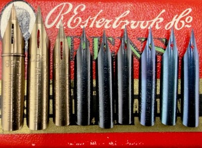 Vintage Esterbrook Complete Art And Drafting Nib Set 358, 357, 356, 355x3, 354x3