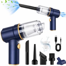Portable Car Vacuum Cleaner, 9000Pa Vacuum Cleaner and Air Duster, 120W High