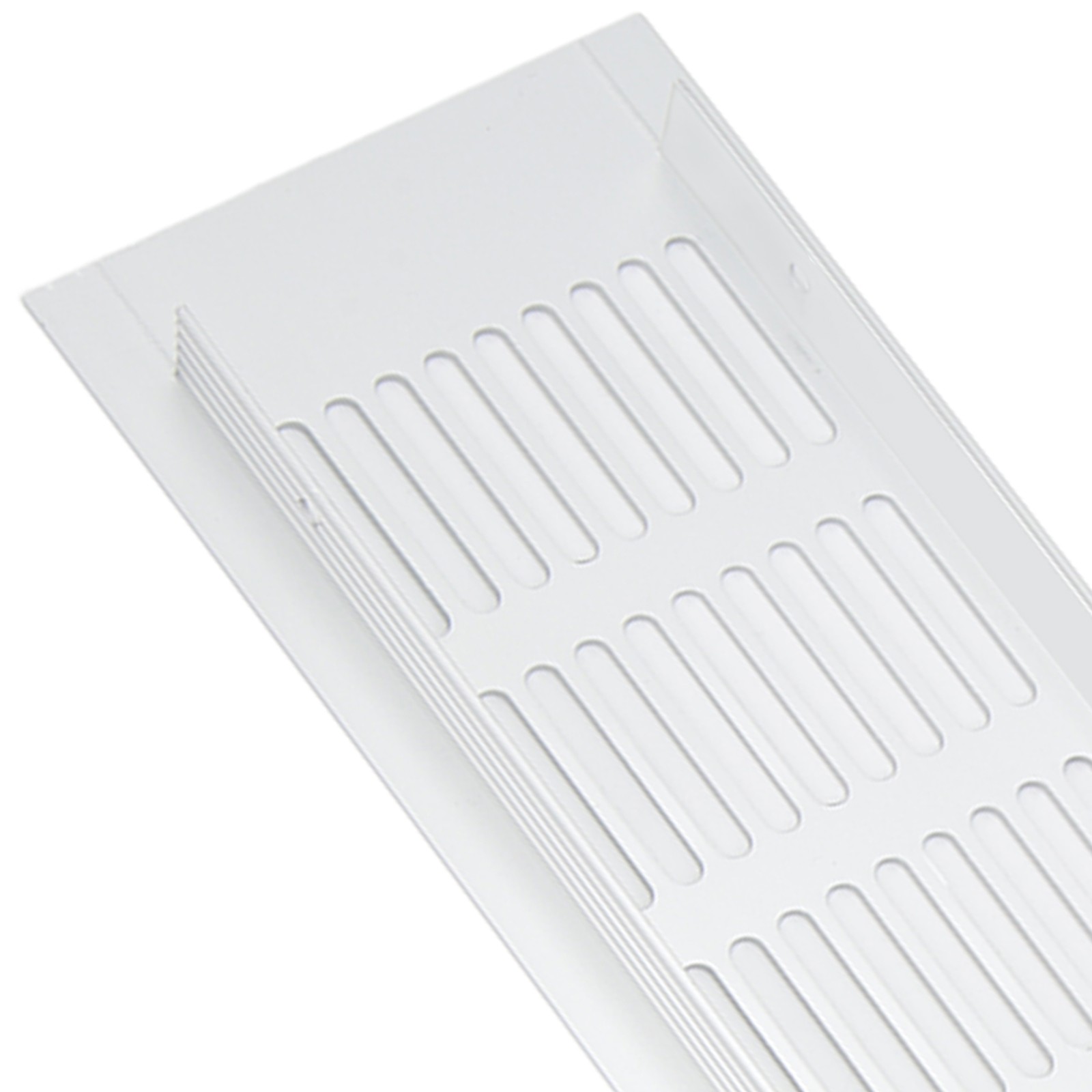 ⁺80x450mm 2Pcs Air Vent Ventilation Grille Aluminium Alloy Rectangular Vent