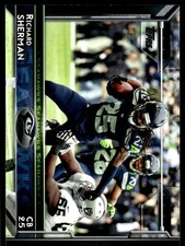 Richard Sherman 2015 Topps Chrome #9 Seahawks NFL READ FREE SHIP AutographDen