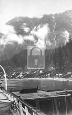 Boat Dock Harrisburg Juneau Alaska AK - Reprint