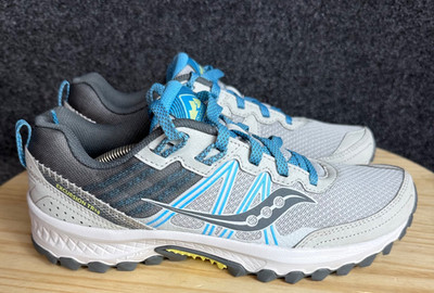 Saucony Womens Excursion TR14 Grey/Blue Size 9.5 Running Shoes S 10584-4