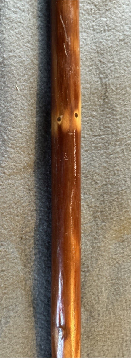 Hand carved wood cane/walking stick 47.5” View 2