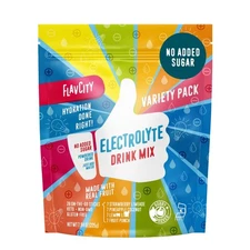 FlavCity Electrolytes Powder Packets - 28 Hydration Packets, Variety Pack - No A