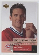2002-03 Upper Deck Foundations Missing Serial Number Ron Hainsey #157 0q3