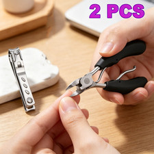 2P Stainless Professional Extra Large Toenail Clippers for Heavy Duty Toe Nail