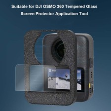 For DJI Osmo 360 camera HD tempered glass screen protector easy installation kit