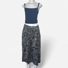 90s vintage maxi skirt earthy boho fairy grunge goblin retro small medium 1990s