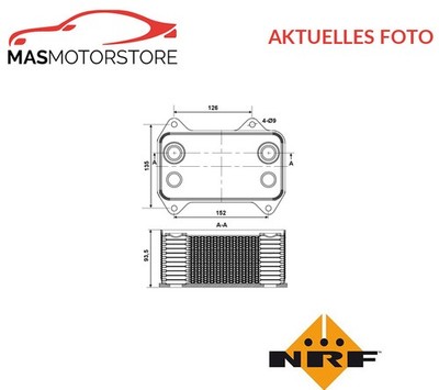 ÖLKÜHLER KÜHLER ÖL NRF 31195 P NEU OE QUALITÄT