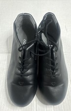 Capezio Girls Black Tap Shoes Sz 5