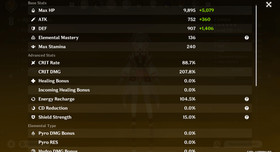 Genshin Impact AR 60 America - Vesna - Columbina - Linnea - Zibai - Raiden
