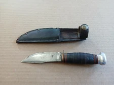 Vintage Pat 1916 Marbles Fixed Blade Knife Woodcraft Skinning Hunting Sport