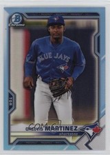 2021 Bowman Draft Chrome Sky Blue Refractor Orelvis Martinez #BDC-38 0l44
