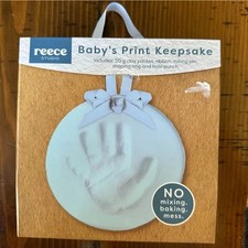 Reece Studio Baby  s Print Clay Keepsake Kit, Newborn Handprint and Footprint