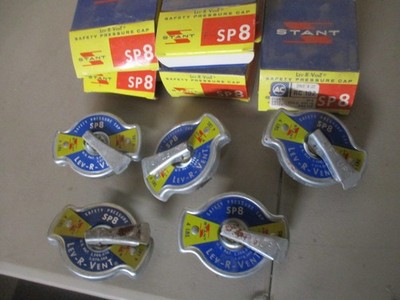 New Stant SP8 Radiator Cap (5) 4-lb Multiple Vehicles And 1953-1955 Corvette GM