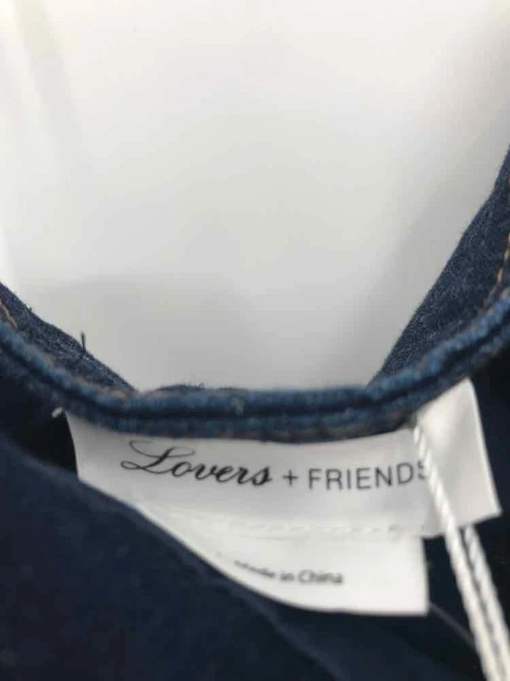 Mono vaquero sin mangas Lovers + Friends azul talla grande usado Foto 4 de 4