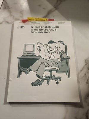 EPA A Plain English Guide To The EPA Part 503 Biosolids Rule September 1994