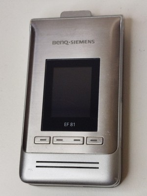 BenQ-Siemens  EF81 Titanium Silber Vintage Handy Sammler sehr schöner Zustand