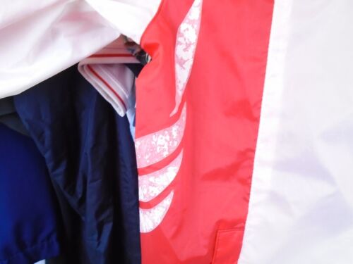 INGHILTERRA AUCKLAND 1990 GIOCHI DEL COMMONWEALTH ADIDAS SHELL TUTA GIACCA TOP LARGE - Foto 8 di 9