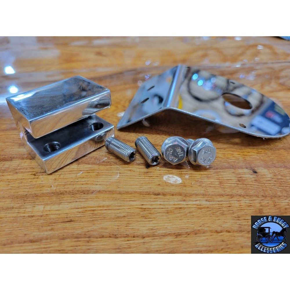 heavy duty billett watermelon frame clamp with angled stainless