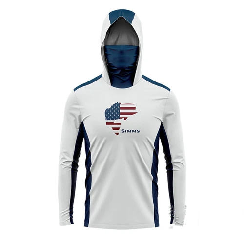 Men's SIMMS Sunscreen Upf 50+Long Sleeve UV resistant Fishing Suit New - Bild 19 von 37