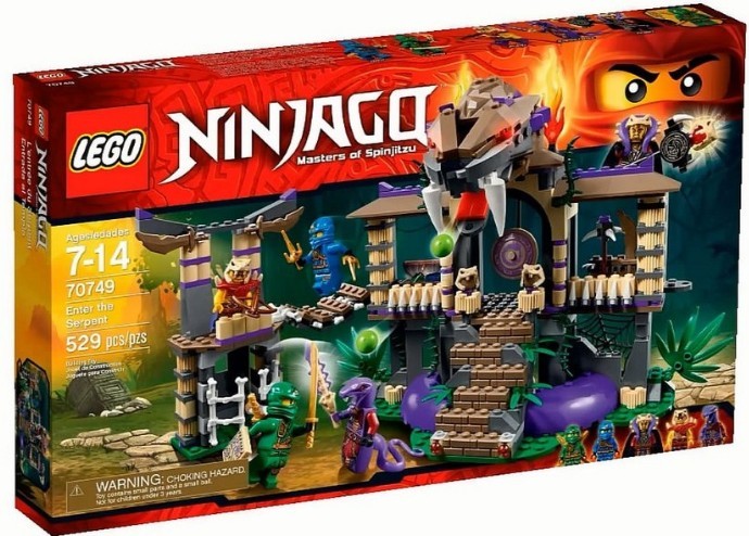 LEGO Ninjago 70749 Enter the Serpent Toy Set New In Box Sealed 70749 LEGO Ninjago 70749 Enter the Serpent Toy Set New In Box Sealed 70749
