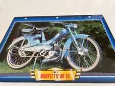 Mobylette AV79 1957 fiche carte moto passion collection Atlas