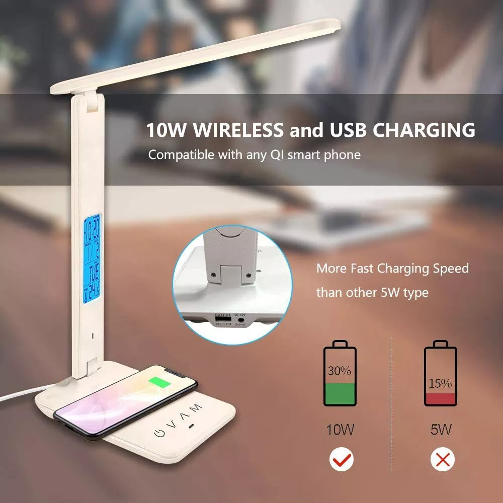 Tzumi wireless charging sale led desk lamp
