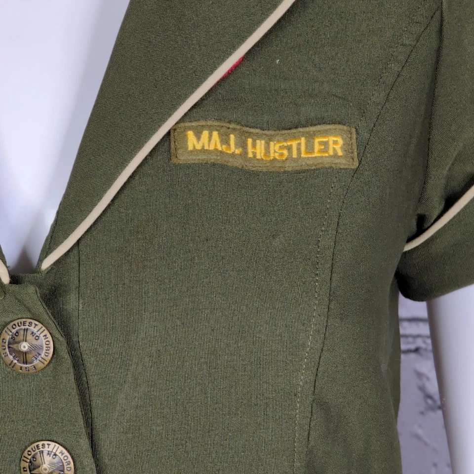 Hustler "Major Hustler" Sexy Military Dress, Women's Small/Medium - Image 2 of 4
