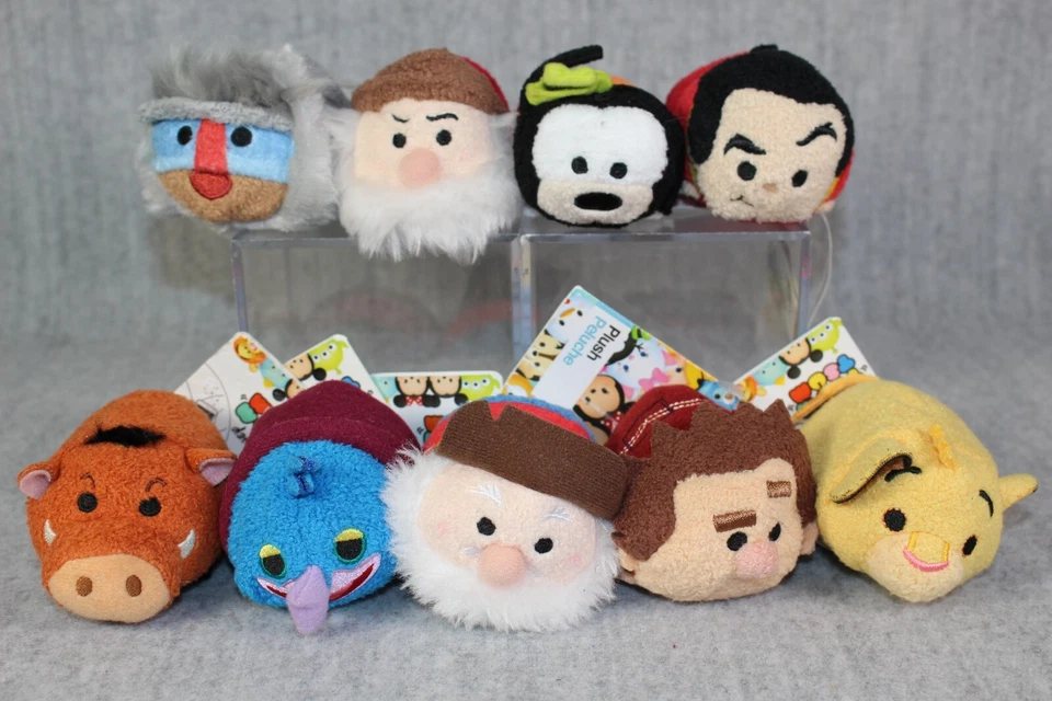 DISNEY TSUM TSUM Plush Stackable Soft Toy New Stuffed Animals 9x Mixed Lot 2010s - Bild 2 von 4