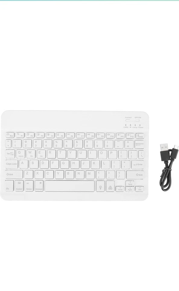 (10 Inch Spanish)BROLEO Universal Slim Wireless Keyboard Computer Keyboard Micro - Image 3 of 3