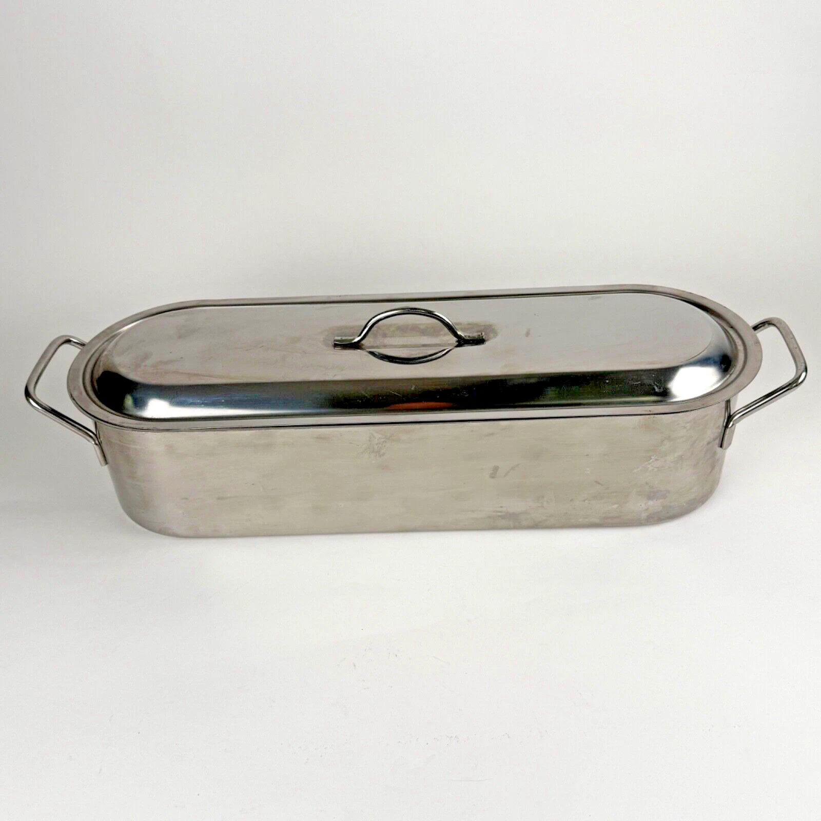 Large Stainless Steel Whole Fish Poacher EUC