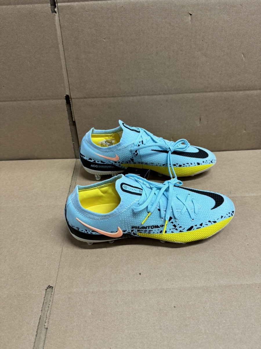 Nike Phantom GT2 Elite AG-Pro Glacier Ice Blue Black Cleats Mens 8