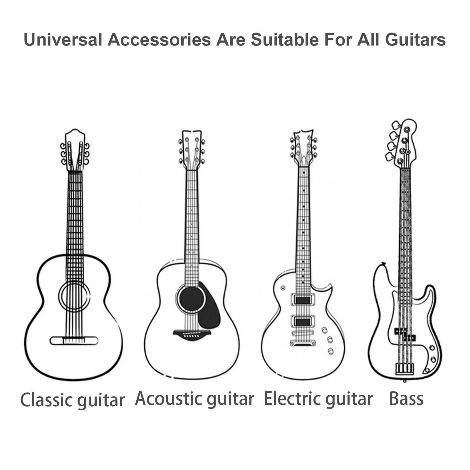 Embroidery Bohemian Style Cotton Electric Acoustic Guitar Adjustable