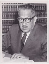 THURGOOD MARSHALL * U.S. Solicitor General * VINTAGE Civil Rights 1965 photo