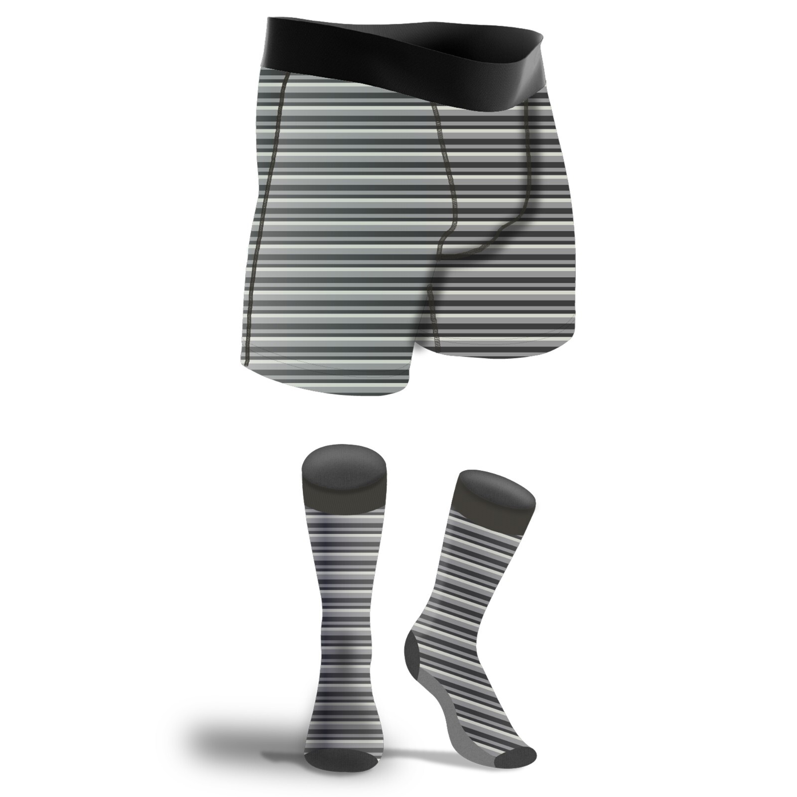 83 SETS, JOB LOT, MENS MATCHING SOCKS AND BOXERS, S,M,L,XL. ALL NEW