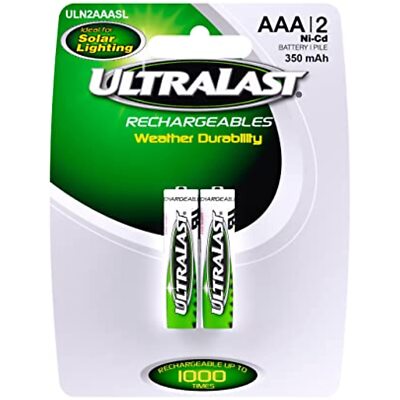 BATTERY NICAD AAA 2PK