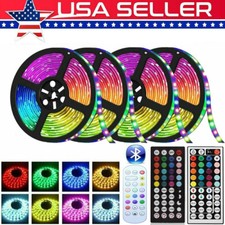 LED Strip Lights 1-10M 5050 RGB Colour Changing Tape Cabinet Kitchen TV Lighting