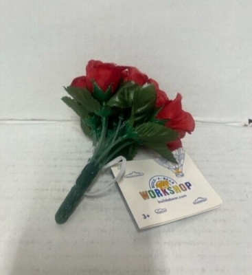 Build-A-Bear Workshop Dozen Red Roses Bouquet- NEW WITH TAGS