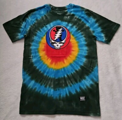 GRIZZLY Griptape Grizzly Dead x Grateful Dead Colab Tie Dye Sz Med skateboard
